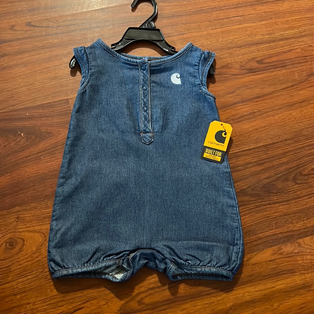 Brand new Carhartt kids romper denim